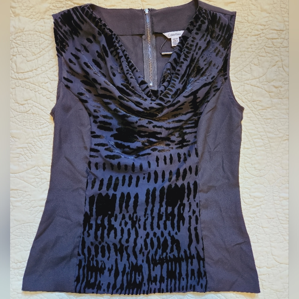 Calvin klein sleeveless blouse